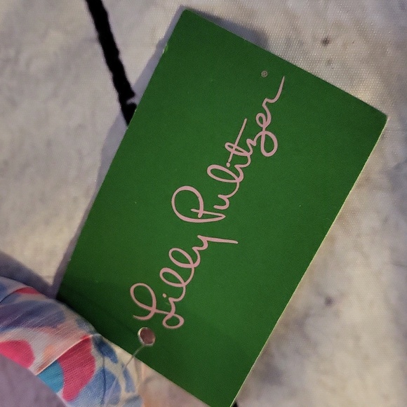 Lilly Pulitzer Fabric Wrapped Bangle One Size - Picture 2 of 4